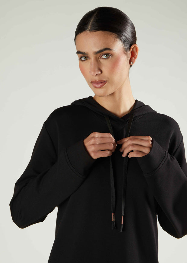 Winter Abaya Black