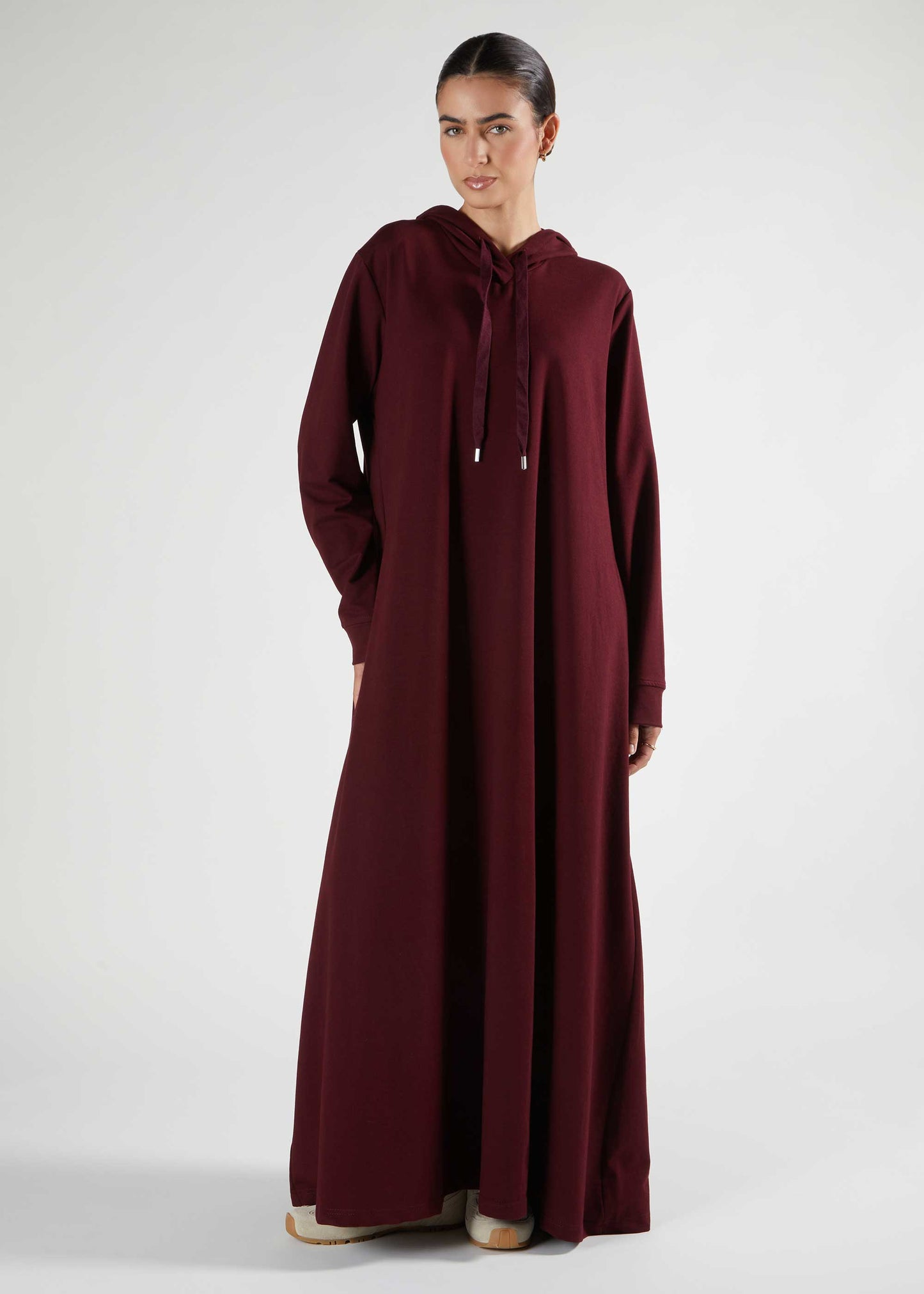 Winter Abaya Burgundy