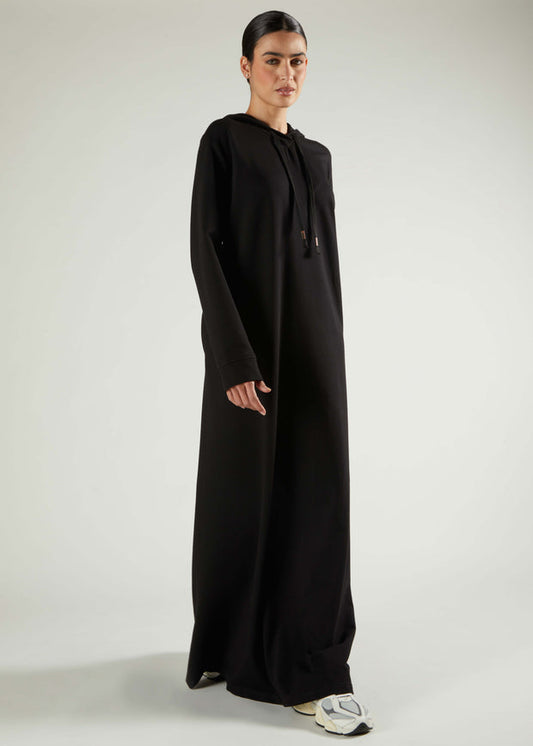 Winter Abaya Black