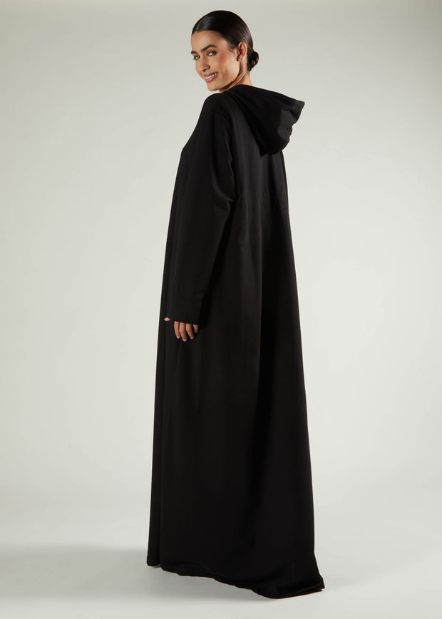 Winter Abaya Black