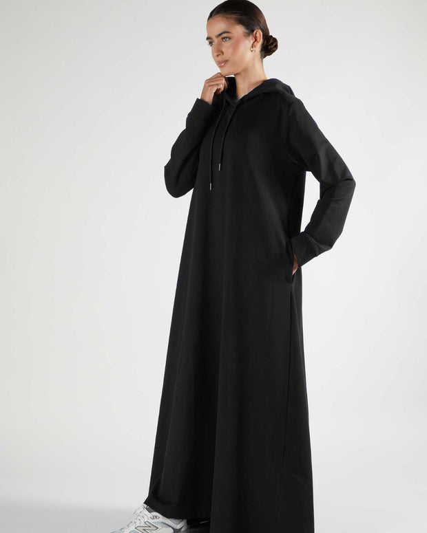 Winter Abaya Black