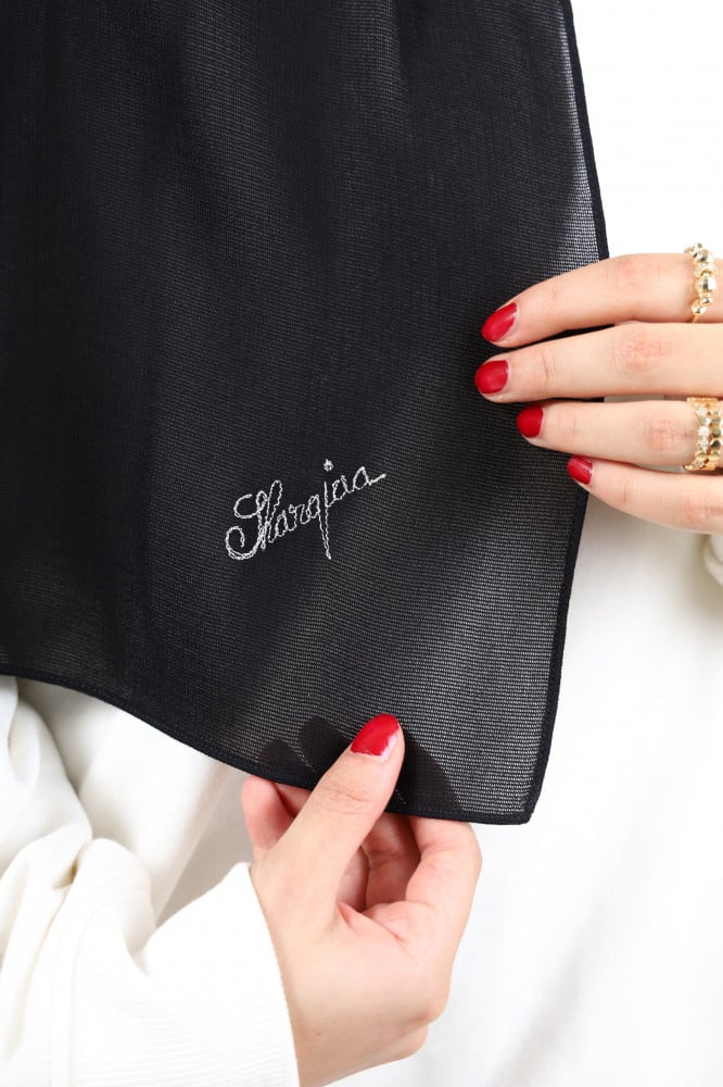 Medical Plain Shawl with Embroidery